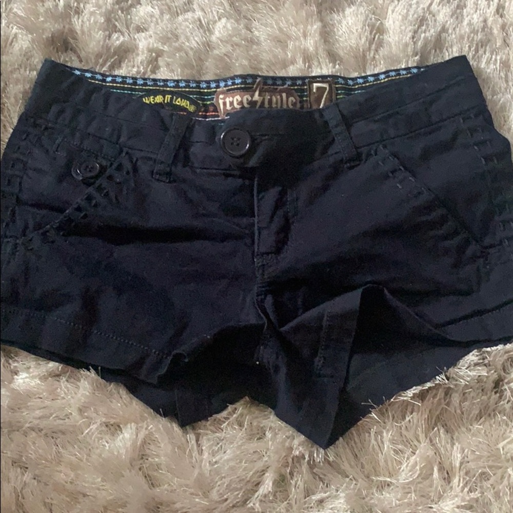 Blue shorts
